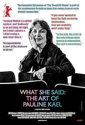 What She Said: The Art of Pauline Kael