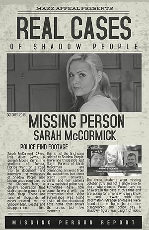 Real Cases of Shadow People: The Sarah McCormick Story